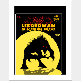 LIZARDMAN OF SCAPE ORE SWAMP COMIC Posters and Art
